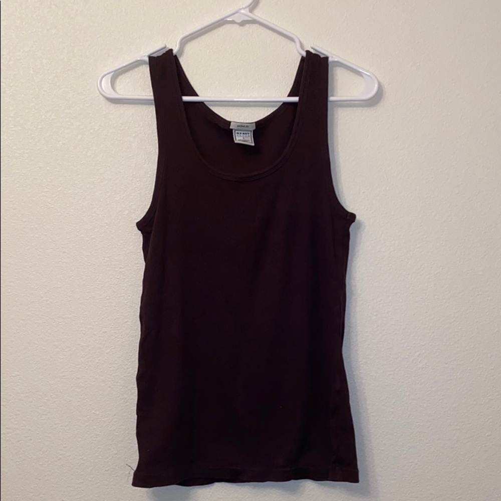 Old navy brown perfect fit tank top